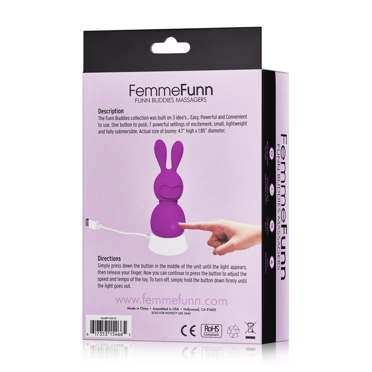 Vibrateur Lapin Bullet FemmeFunn Bunny Violet